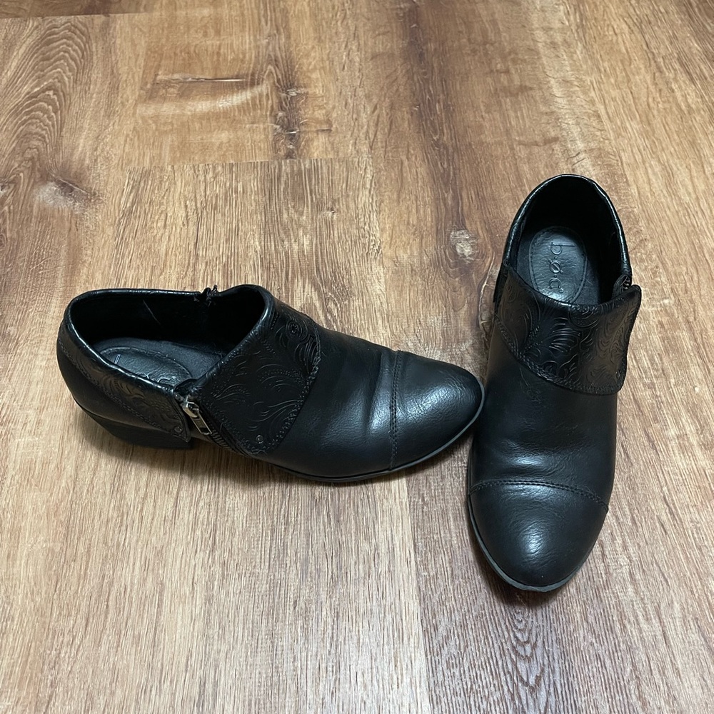 B.O.C Black Heeled Booties